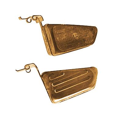 Ford 4100 primary and secondary brass float set part number f7425-7426