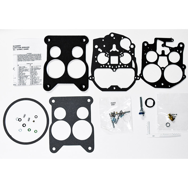 1981-84 3.8L, 4.1L V6 Rochester Quadrajet E4ME carburetor kit part number ck3244
