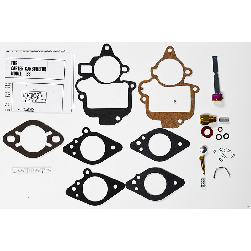 Carburetor kit for Studebaker with Carter BB or BBR1 Ball and Ball carburetor part number ck4062