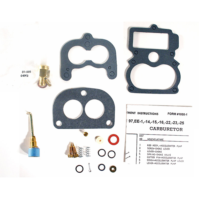1934-1952 Ford, 1935-1939 Lincoln, 1939-1948 Mercury Stromberg EE (97) carburetor kit part number ck5405