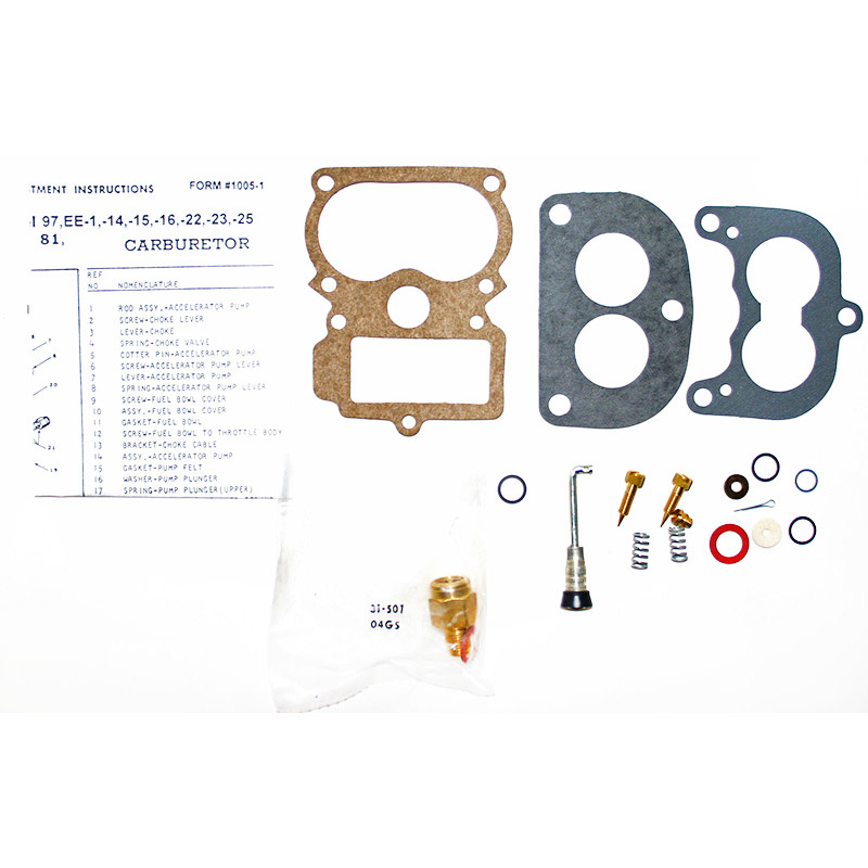 1936-1940 Ford 60 HP Stromberg 81 carburetor kit part number ck5425