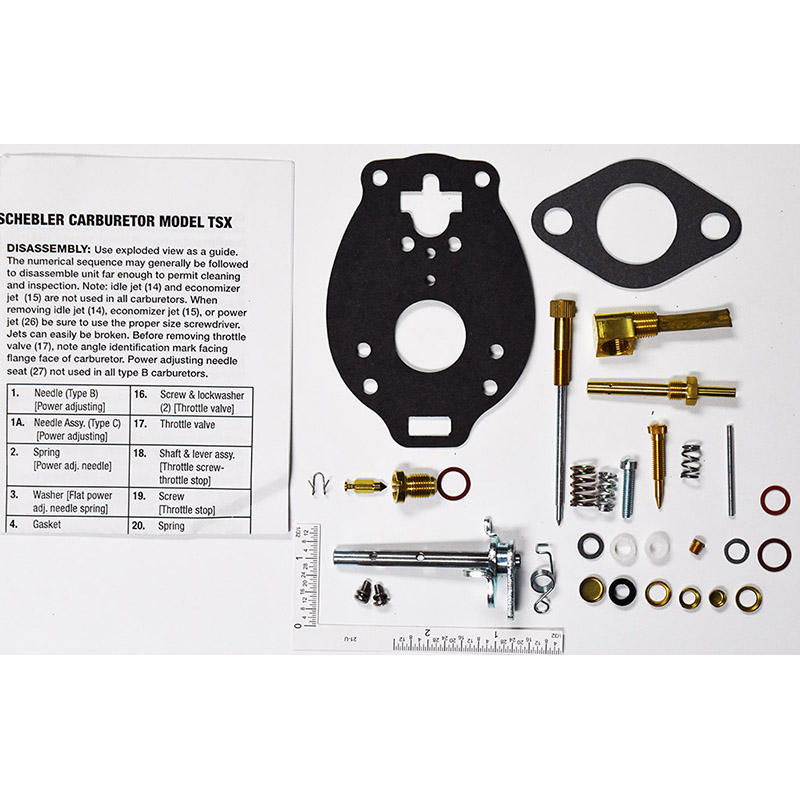 Marvel-Schebler TSX458 carburetor kit part number ck6731