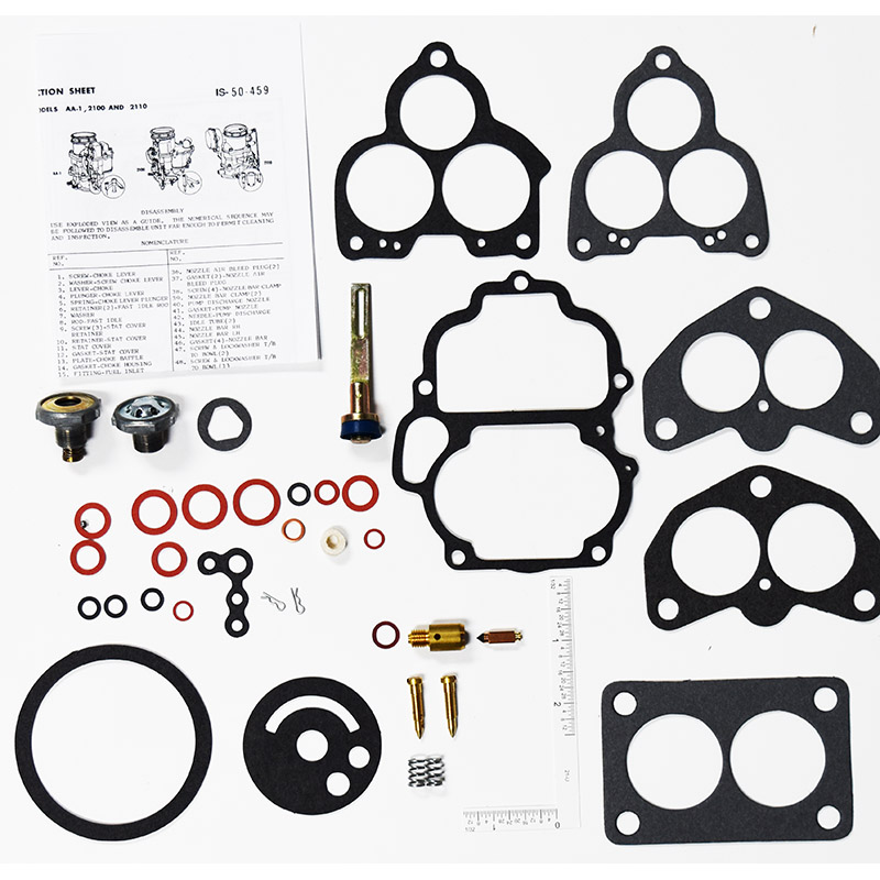 1938-1958 Ford, Diamond T, Lincoln V12, IHC, Mack, Mercury, Holley, Chandler Grove AA-1, 2100, 2110, 91, 94, 99 carburetor kit part number ck7106