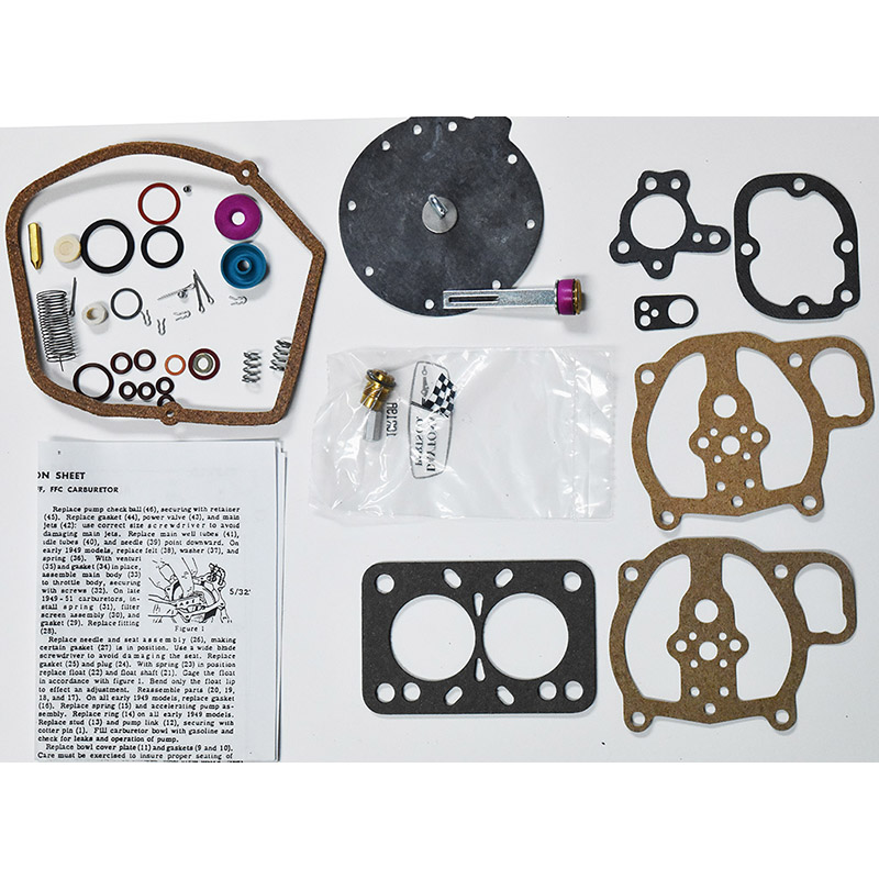 GMC, White, REO, IHC, Ford truck governed Holley 885FFG 2 barrel carburetor kit part number ck7530