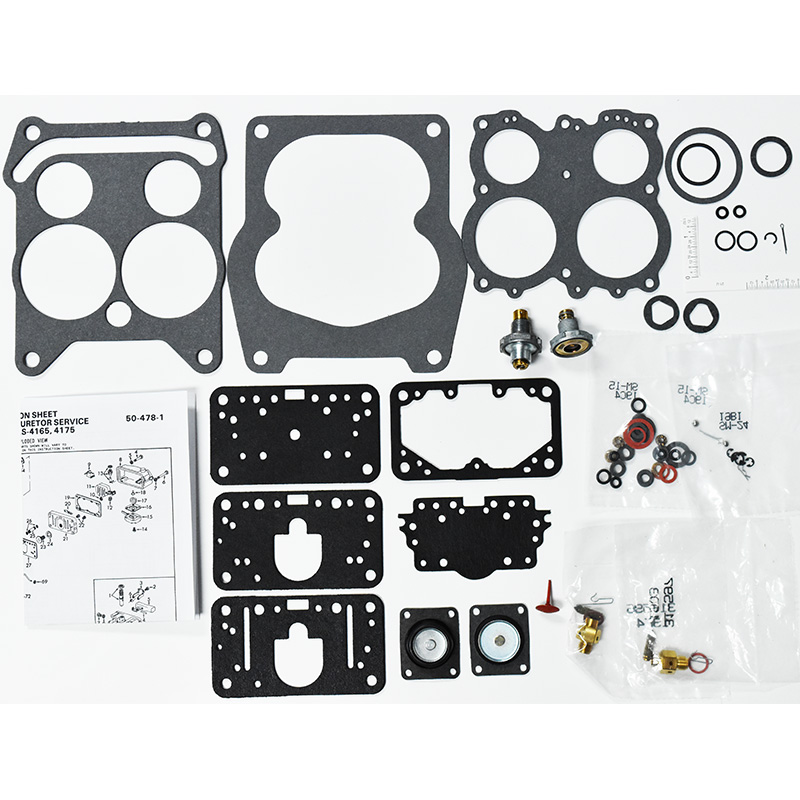 Holley spreadbore double pumper Rochester Quadrajet, Carter Thermoquad replacement carburetor kit part number ck7776
