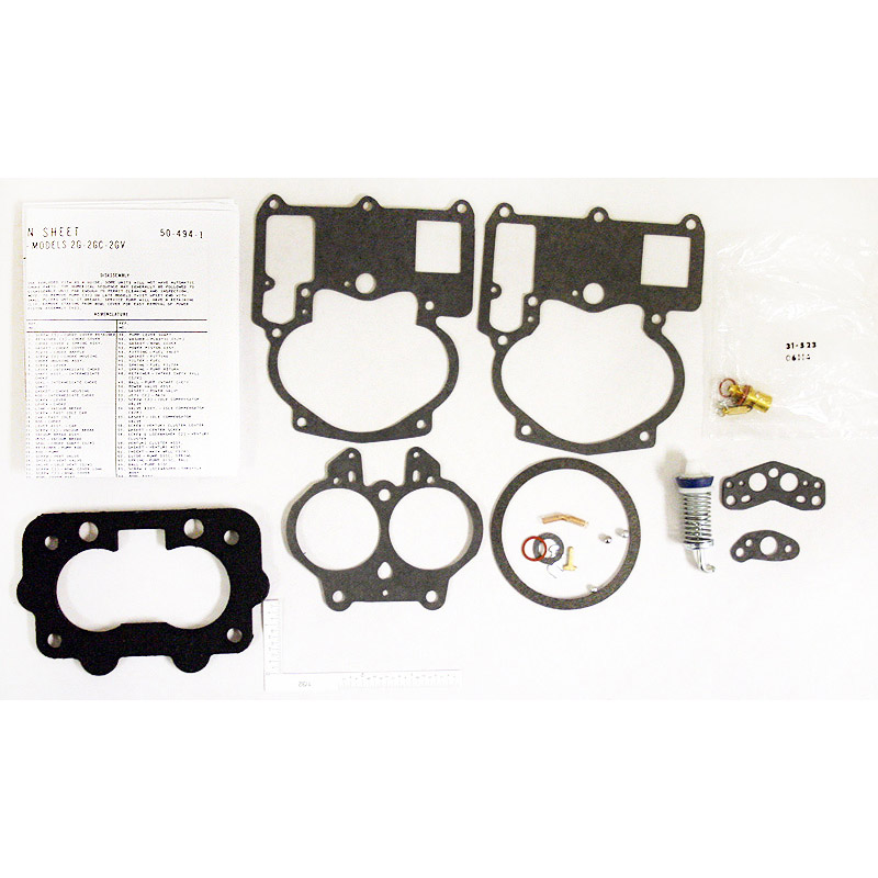 Mercury Marine Rochester 2GC 2GE Crusader, Mercury, OMV, Volvo Penta carburetor kit part number ck8307