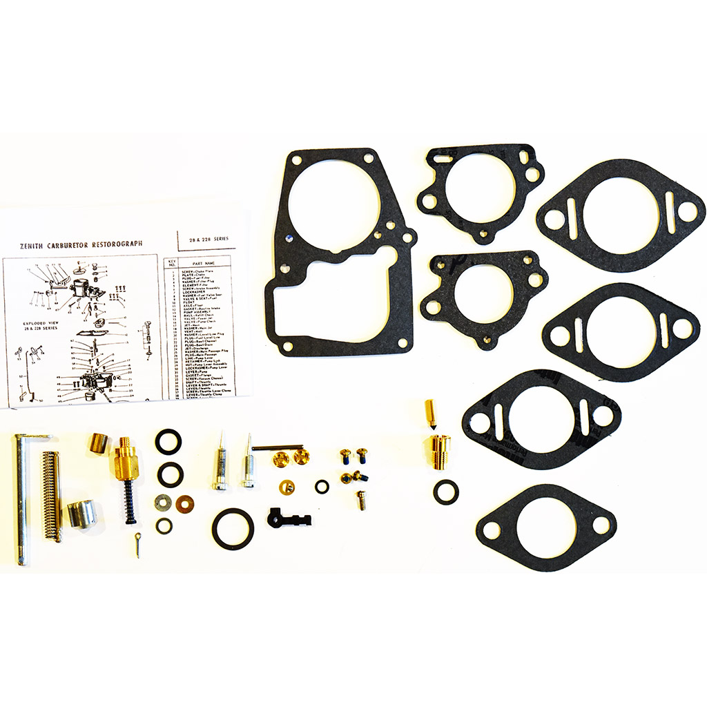 Zenith model 228 carburetor kit part number ck9013