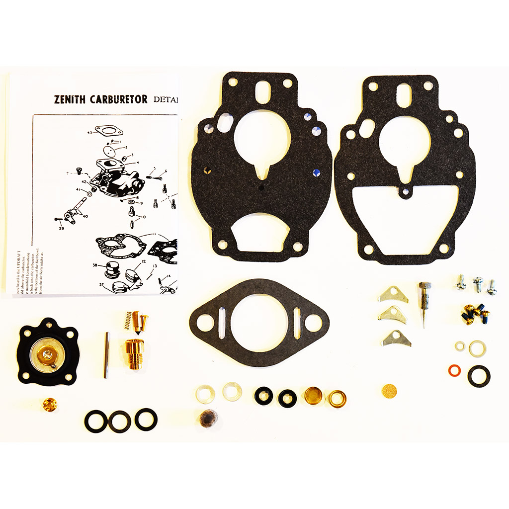 Zenith model 267 1 barrel updraft carburetor kit part number ck9018
