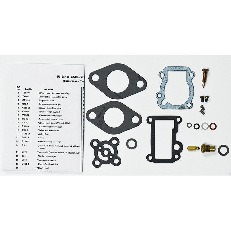 Zenith model TU carburetor kit part number ck9974
