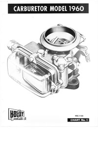 Holley 1904, 1908, 1960 Ford, IHC Carburetor Service Manual