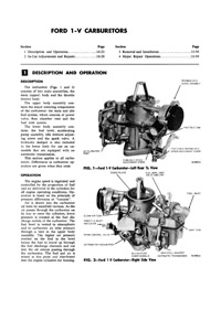 Ford / Autolite / Motorcraft Model 1100 1963-1969 Ford, Ford Truck, Mercury Carburetor Service Manual ebook pdf part number cm013