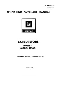 holley 4150g service manual cm148