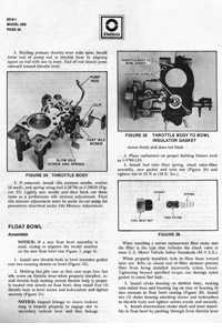 Rochester Varajet 2SE Carburetor Service Manual
