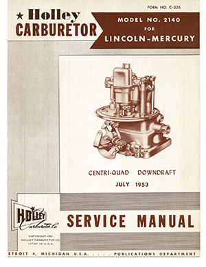 holley 2140 service manual cm423