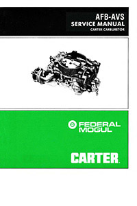 Carter AFB 1963-1964 Studebaker Carburetor Service Manual