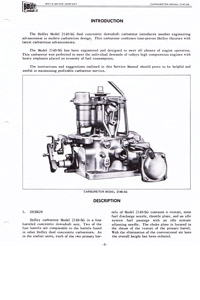 Holley Governed 2140SG/4000G Autocar, Diamond T, Hall-Scott, IHC, REO, White Carburetor Service Manual