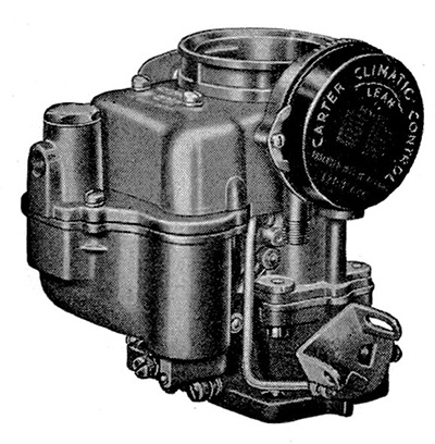 Typical Carter WDO carburetor