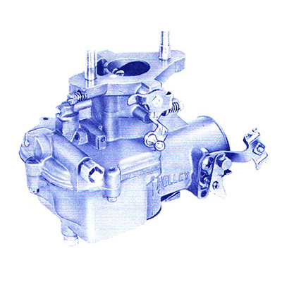 Typical Holley 1970 carburetor