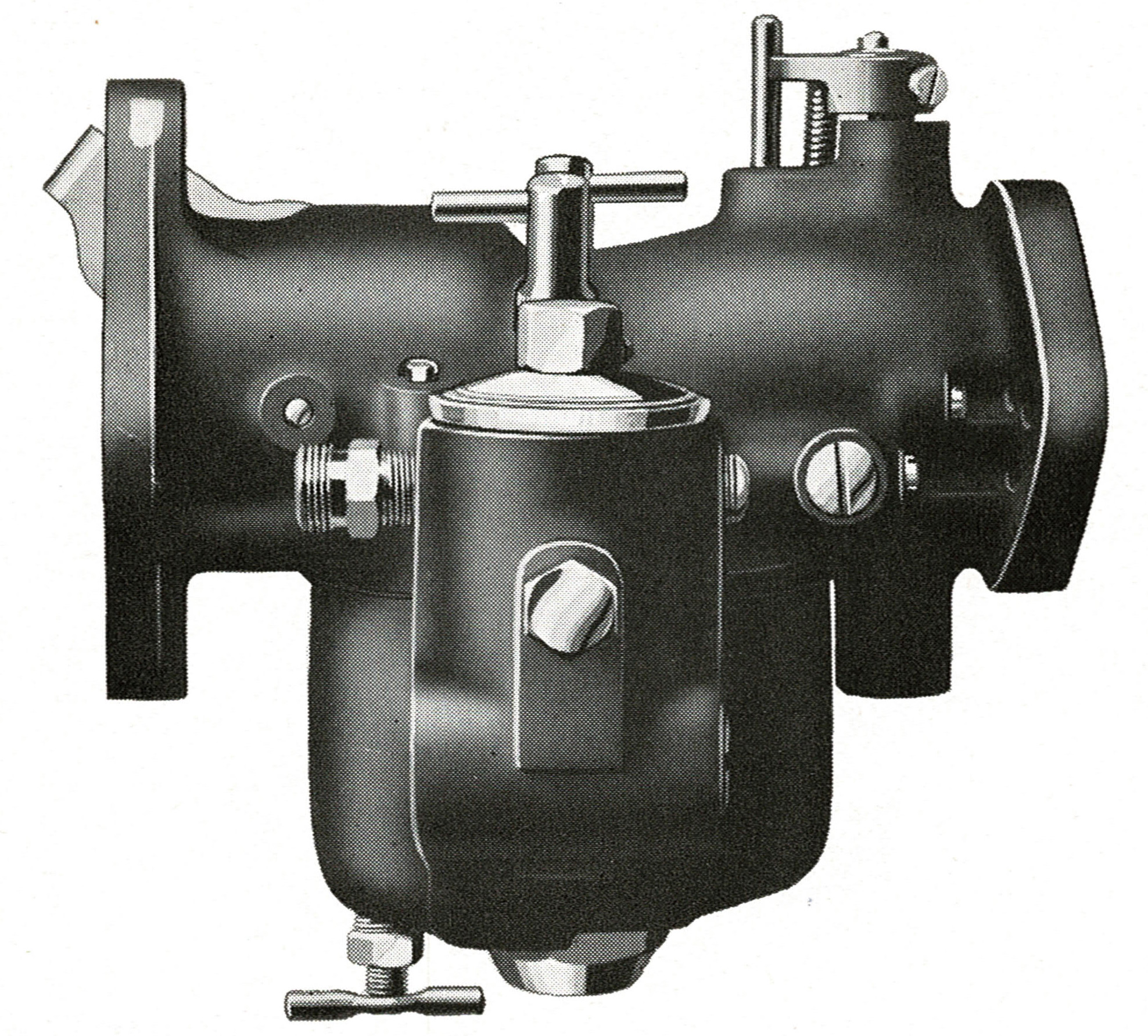 Typical Marvel-Schebler DLTX carburetor