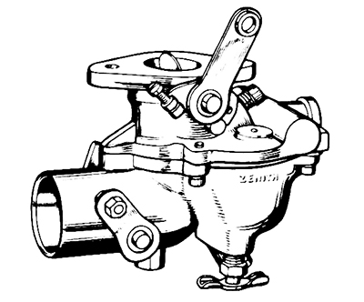 Typical Zenith 67 carburetor
